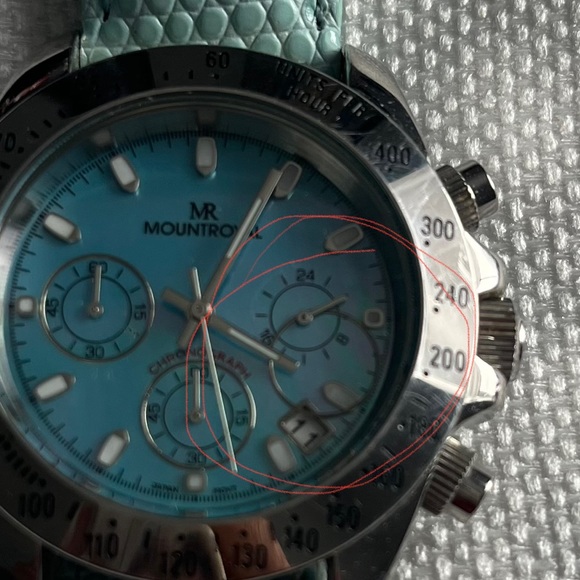 MountRoyal Stainless Steel Wrist Chronograph Leather strap Watch Unisex - Picture 9 of 9